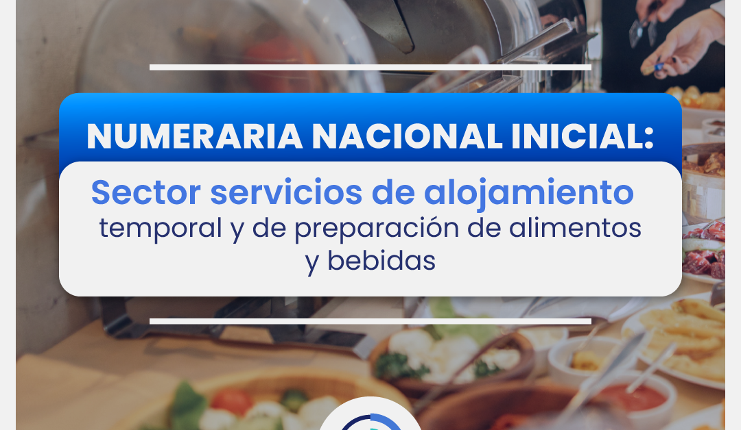 Numeraria Nacional Inicial: Sector Servicios de Alojamiento Temporal y de Preparación de Alimentos y Bebidas